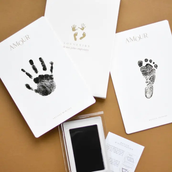 kit de carte empreintes pour bébé