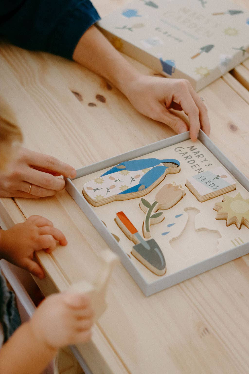 Be A Heart - Puzzle en bois Mary's Garden