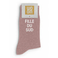 Rose Gold "Southern Girl" Sequin Socks