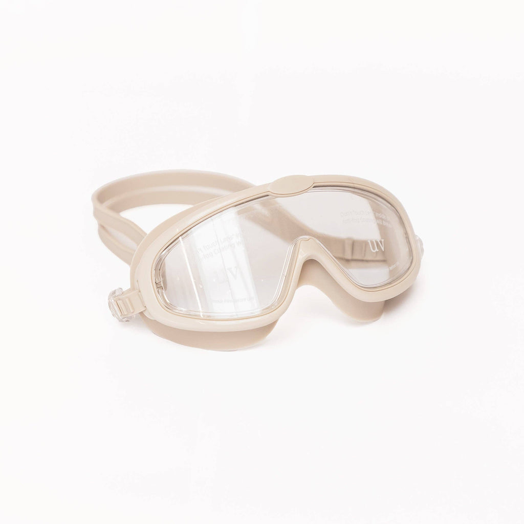 Mrs.Ertha - Googlies - Lunettes de natation - Googles Gris Doux