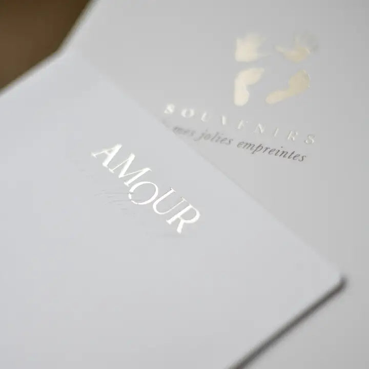 kit de carte empreintes pour bébé