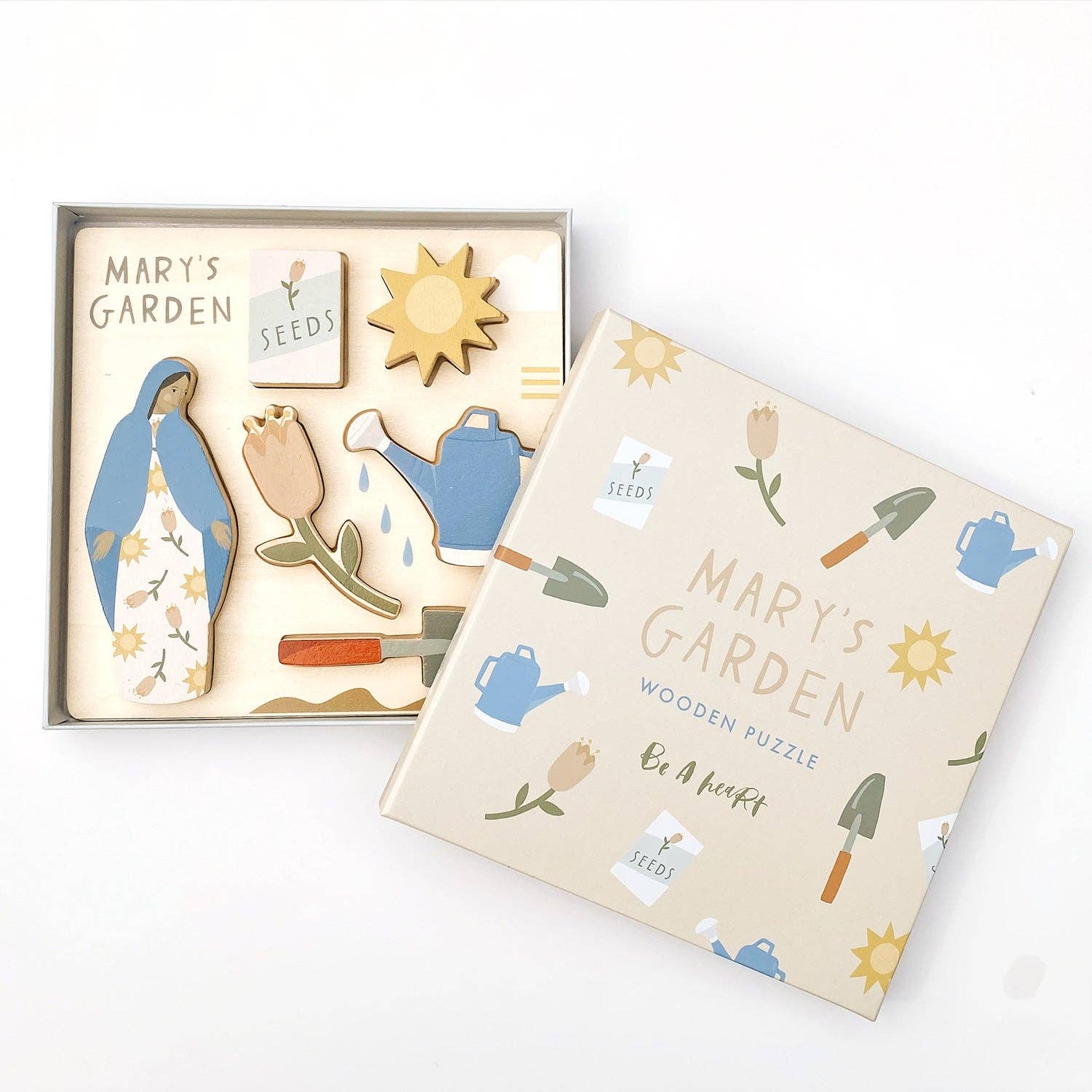 Be A Heart - Puzzle en bois Mary's Garden