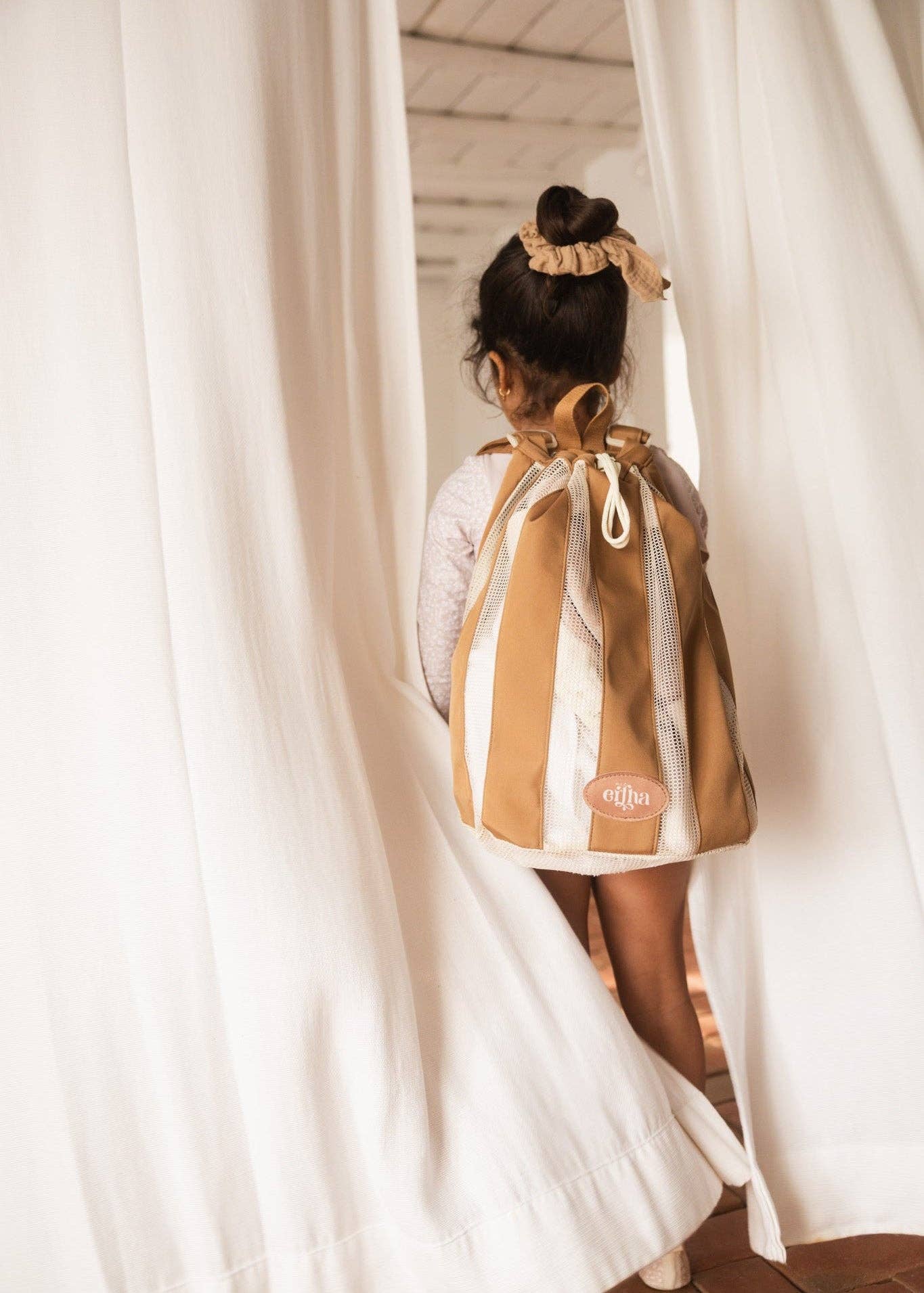 Mrs.Ertha - Nouveau sac filet de plage - Ambre