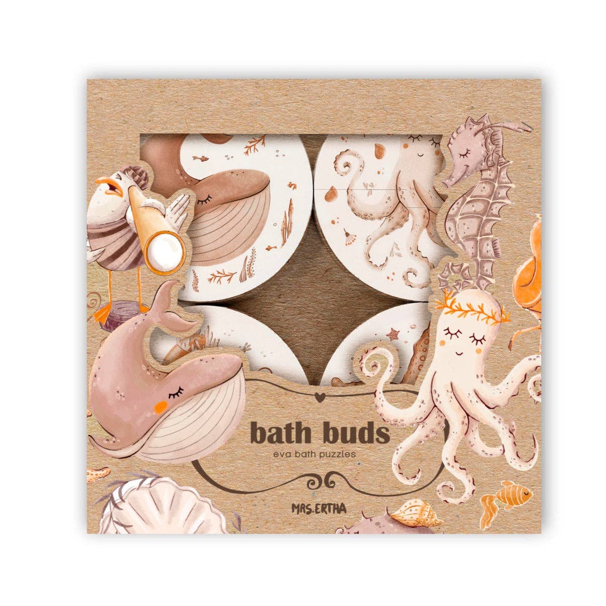 Mrs.Ertha - Puzzle de Bain - Copains de Bain -