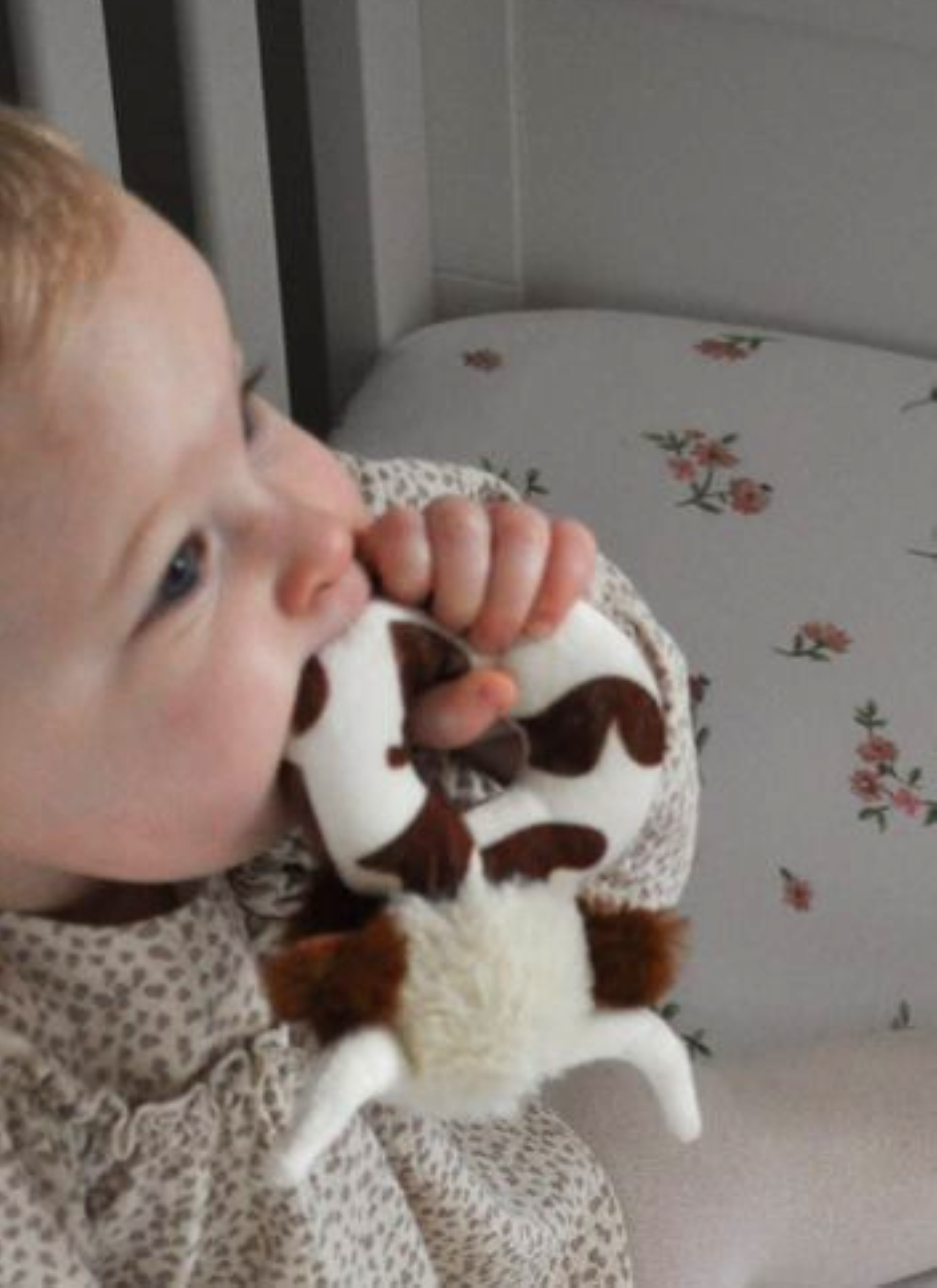 Jomanda Soft Toys & Accessories - UK Based - Hochet bébé peluche vache Highland marron Texas Longhorn 10 cm