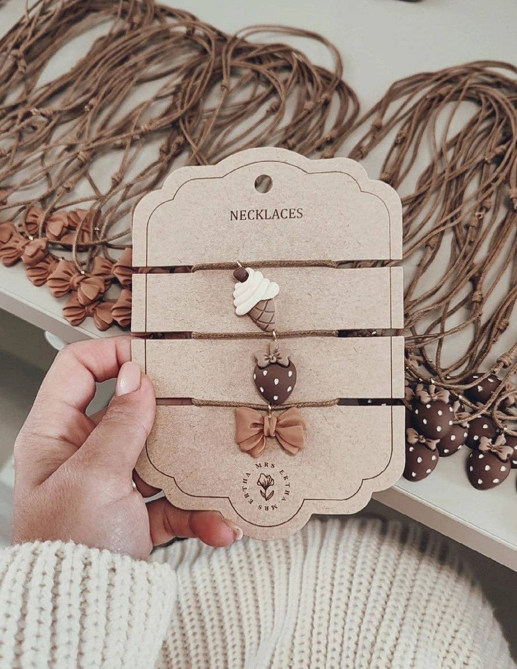 Mrs.Ertha - Pack de 3 colliers