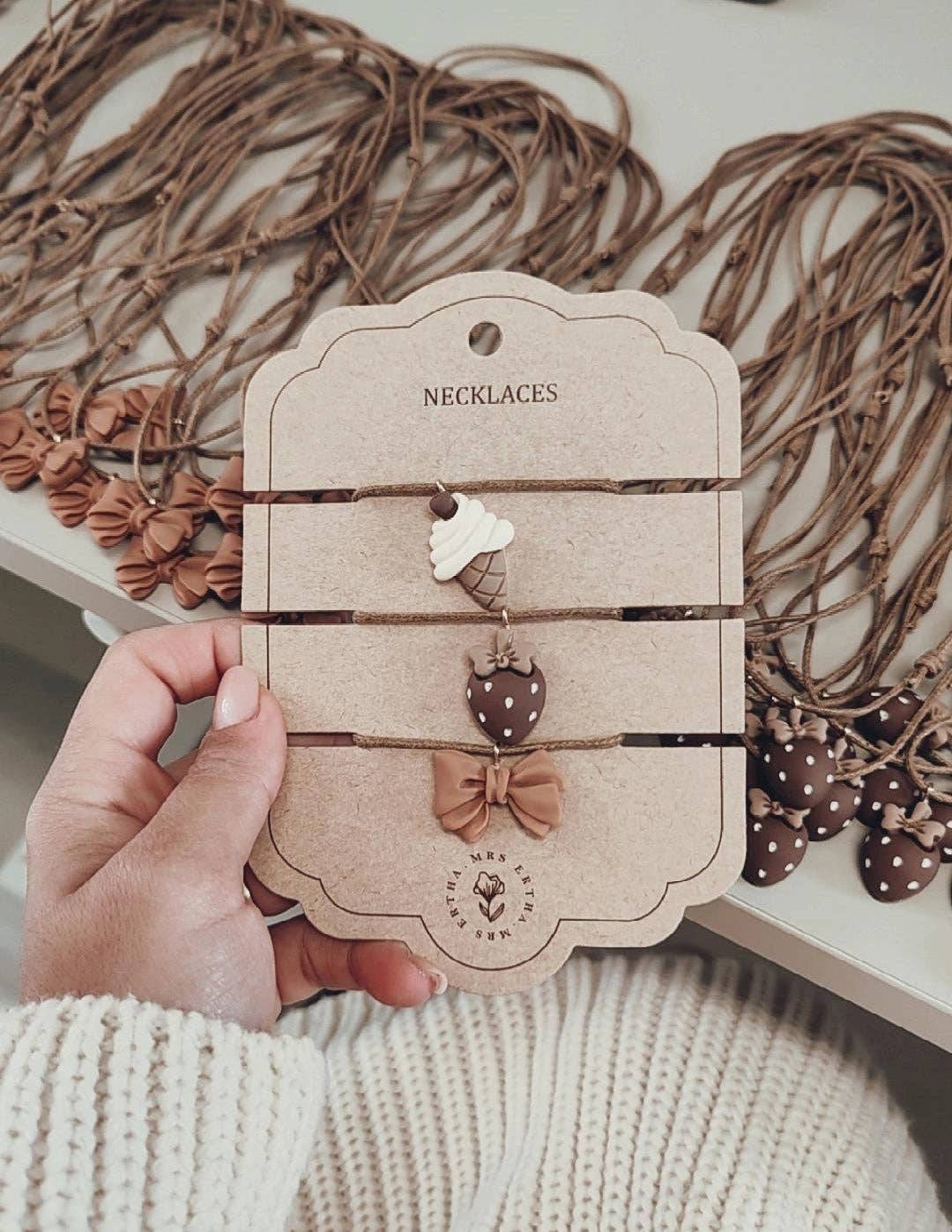 Mrs.Ertha - Pack de 3 colliers