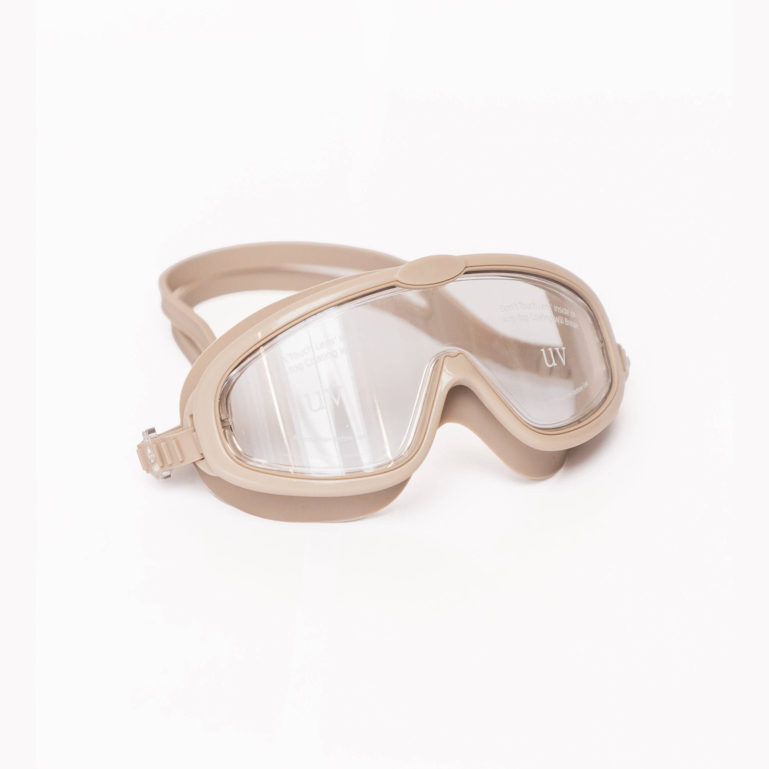 Mrs.Ertha - Googlies - Lunettes de natation - Googles Ivoire