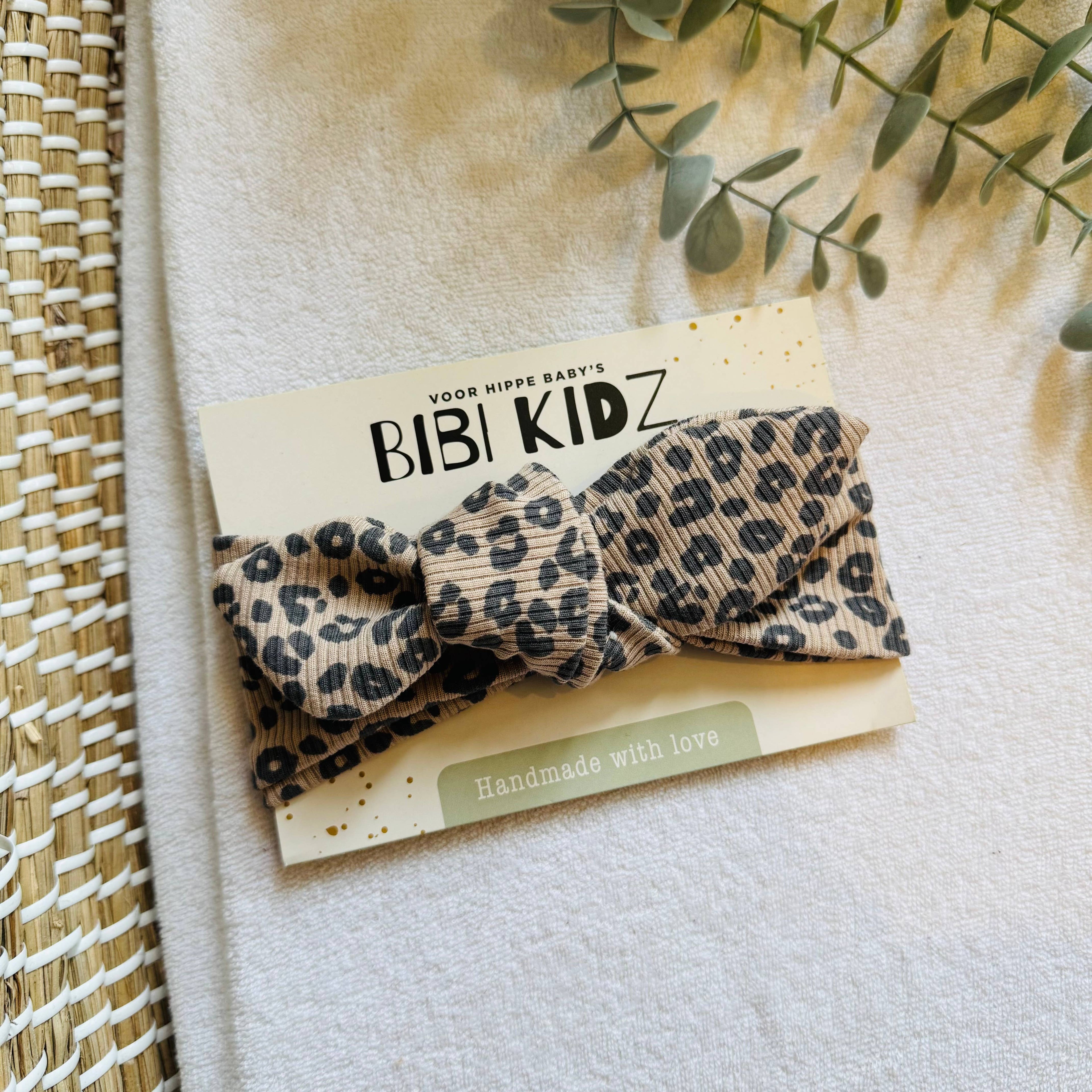 Bibi Kidz - Bandeau Léopard Beige Foncé