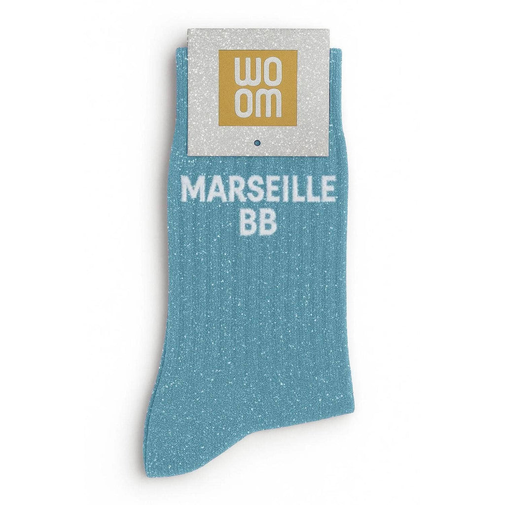 WOOM - Chaussettes à Paillettes  "Marseille BB"