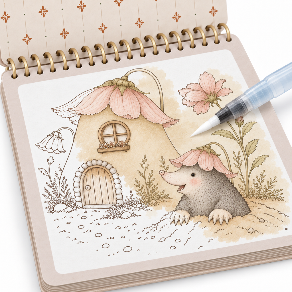 PROCHAINEMENT Mrs.Ertha - Livre de coloriage magique - Petit Bois -