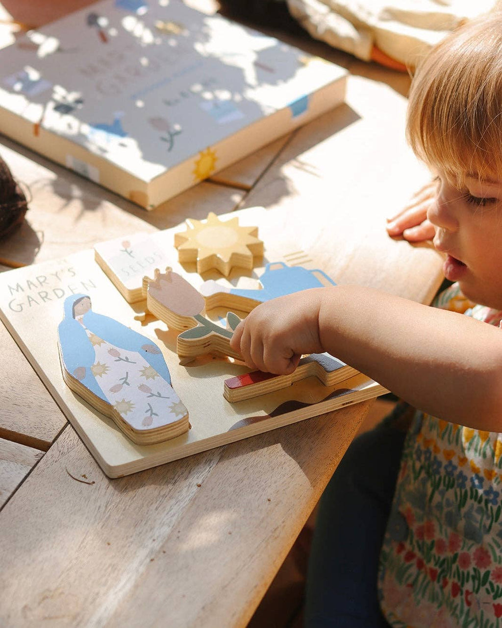 Be A Heart - Mary's Garden Wooden Puzzle